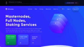 What Allnodes.com website looked like in 2022 (2 years ago)