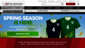 What Allvolleyball.com website looked like in 2022 (2 years ago)