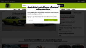 What Allbids.com.au website looked like in 2022 (2 years ago)