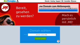 What Alldomains.hosting website looked like in 2022 (3 years ago)