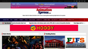What Animationxpress.com website looked like in 2022 (2 years ago)