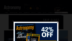 What Astronomy.com website looked like in 2022 (2 years ago)