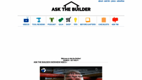 What Askthebuilder.com website looked like in 2022 (2 years ago)