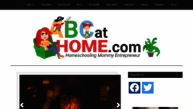 What Abcathome.com website looked like in 2022 (2 years ago)