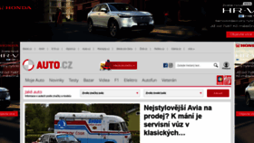 What Auto.cz website looked like in 2022 (2 years ago)