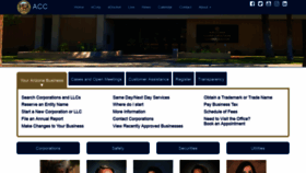 What Azcc.gov website looked like in 2022 (2 years ago)