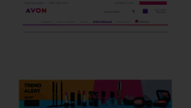 What Avon.pl website looked like in 2022 (2 years ago)