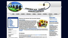 What Ata-tarot.com website looked like in 2022 (2 years ago)