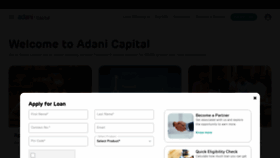 What Adanicapital.in website looked like in 2022 (2 years ago)
