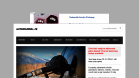 What Autojournal.cz website looked like in 2022 (2 years ago)
