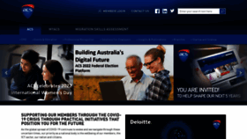 What Acs.org.au website looked like in 2022 (2 years ago)