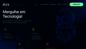 What Alura.com.br website looked like in 2022 (2 years ago)