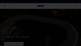 What Abloy.com website looked like in 2022 (2 years ago)