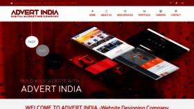 What Advertindia.com website looked like in 2022 (2 years ago)