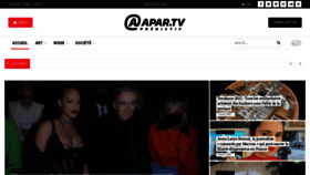 What Apar.tv website looked like in 2022 (2 years ago)