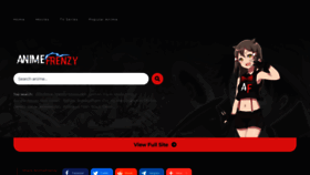 What Animefrenzy.org website looked like in 2022 (2 years ago)