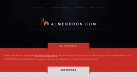 What Almendron.com website looked like in 2022 (2 years ago)
