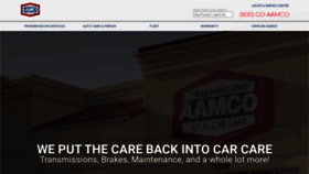 What Aamco.com website looked like in 2022 (2 years ago)