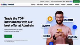 What Admiralmarkets.com website looked like in 2022 (2 years ago)