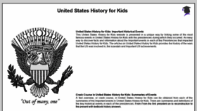 What American-historama.org website looked like in 2022 (2 years ago)
