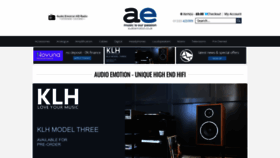 What Audioemotion.co.uk website looked like in 2022 (2 years ago)