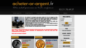 What Acheter-or-argent.fr website looked like in 2022 (2 years ago)