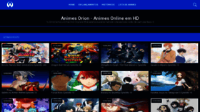 What Animesorion.com website looked like in 2022 (2 years ago)