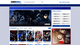 What Animeworld.it website looked like in 2022 (2 years ago)