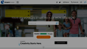 What Aeroports-voyages.fr website looked like in 2022 (4 years ago)