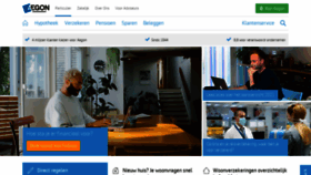 What Aegon.nl website looked like in 2022 (4 years ago)