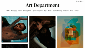 What Art-dept.com website looked like in 2022 (2 years ago)