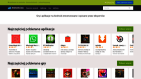 What Androidlista.pl website looked like in 2022 (2 years ago)