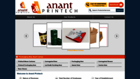 What Anantprintech.in website looked like in 2022 (2 years ago)