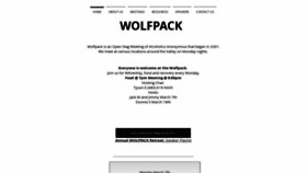 What Azwolfpack.org website looked like in 2022 (2 years ago)
