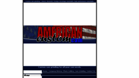 What Americancustomcam.com website looked like in 2022 (2 years ago)