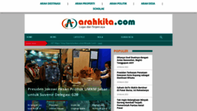 What Arahkita.com website looked like in 2022 (2 years ago)