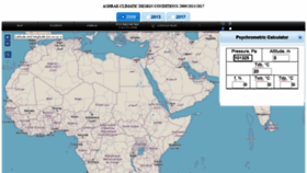 What Ashrae-meteo.info website looked like in 2022 (3 years ago)