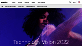 What Accntu.re website looked like in 2022 (2 years ago)