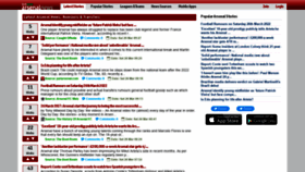 What Arsenalnews.net website looked like in 2022 (3 years ago)