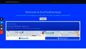 What Anyflipdownload.com website looked like in 2022 (2 years ago)