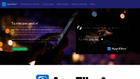 What App-elles.fr website looked like in 2022 (2 years ago)