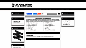 What Allfreethings.com website looked like in 2022 (2 years ago)