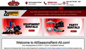 What Allseasonsrent-all.com website looked like in 2022 (2 years ago)