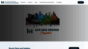 What Acrwebsite.org website looked like in 2022 (2 years ago)