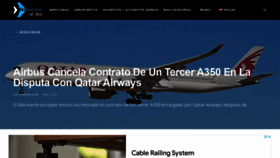 What Aviacionaldia.com website looked like in 2022 (2 years ago)