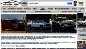 What Automobile-catalog.com website looked like in 2022 (2 years ago)