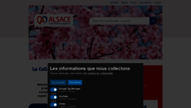 What Alsace.eu website looked like in 2022 (2 years ago)