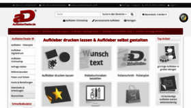 What Aufkleberdealer.de website looked like in 2022 (2 years ago)