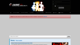 What Animezone.pl website looked like in 2022 (2 years ago)
