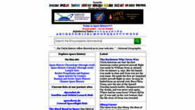 What Astronautix.com website looked like in 2022 (2 years ago)